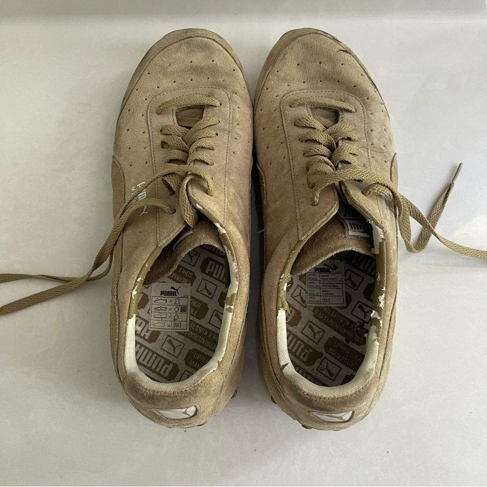 Puma Men's Brown Suede Sneakers - Picture 6 of 13